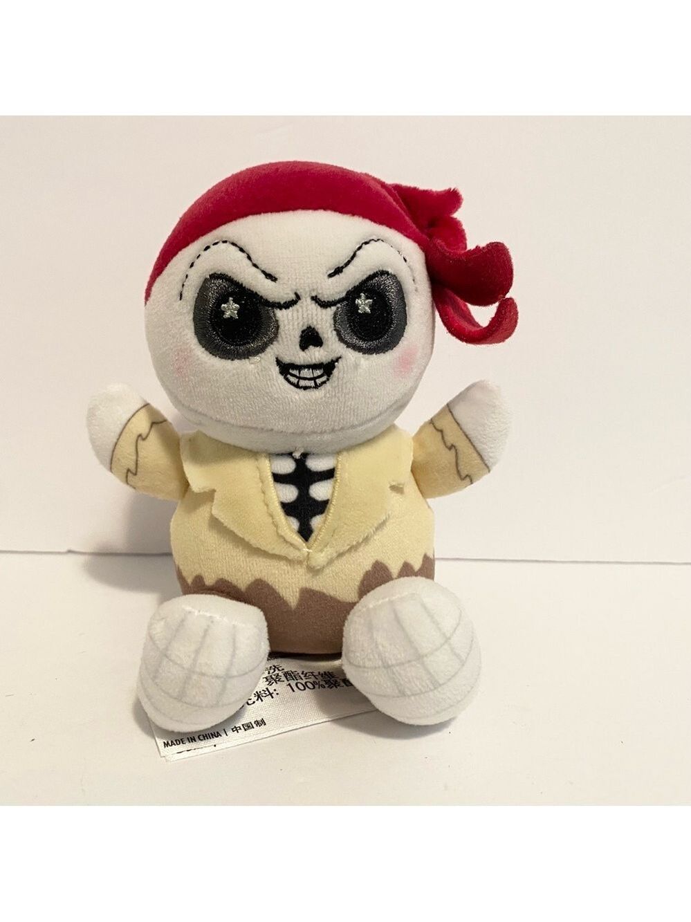 Disney Parks Wishables Plush Pirates Of The Caribbean Skeleton Pirate Helmsman